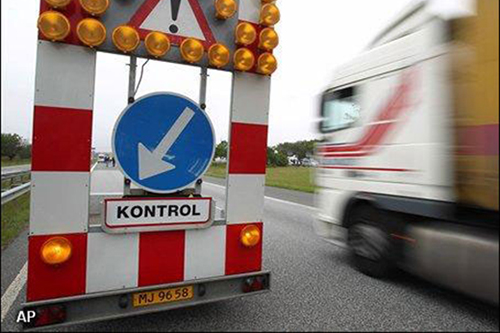 Denemarken voert grenscontroles in