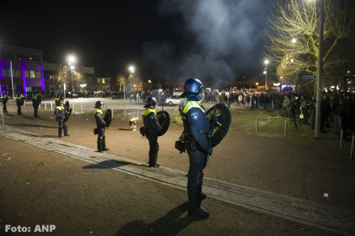 Protest tegen azc in Heesch loopt uit de hand