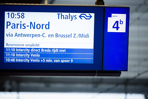 Geen treinen naar Parijs door staking België