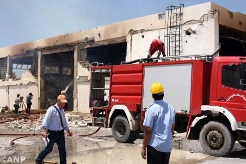 Veel doden bij bomaanslag met vrachtwagen vol explosieven op militairen Libië 