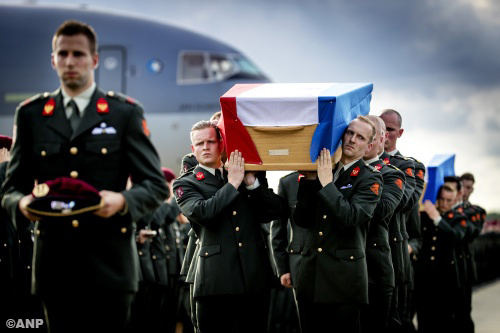 Lichamen omgekomen militairen in Nederland
