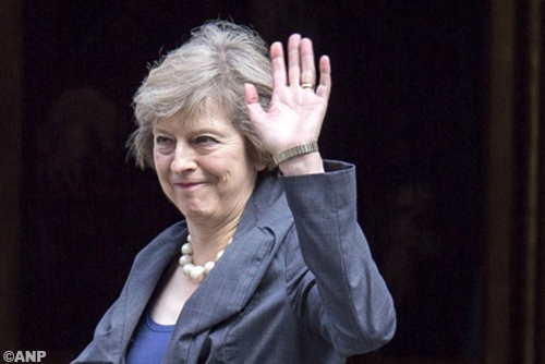 Theresa May nieuwe premier Groot-Brittannië