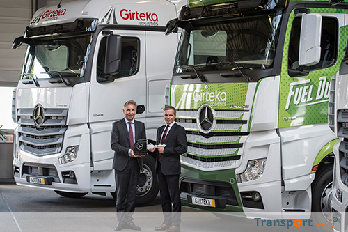 Mercedes levert megaorder af aan Girteka Logistics