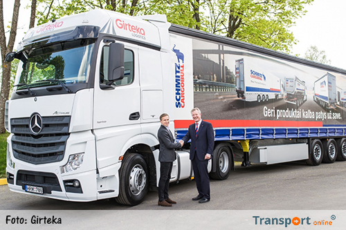 Girteka Logistics bestelt 540 trailers bij Schmitz Cargobull