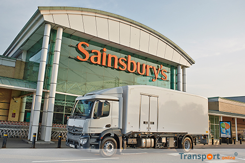 Sainsbury’s test vrachtwagen met motor op vloeibare stikstof