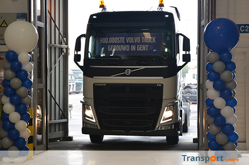 900.000ste ‘Gentse' Volvo Truck is voor Vincent Logistics 
