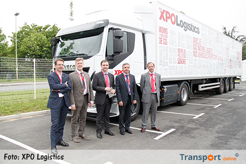 XPO Logistics presenteert grootste Franse vrachtwagenpark op vloeibaar aardgas bij opening nieuwe vestiging in Bondoufle