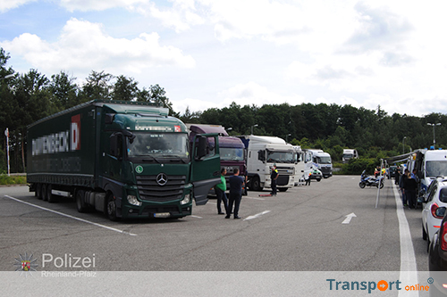 62 procent in overtreding bij eerste strenge controle vrachtverkeer Duitse A6 [UPDATE+foto]