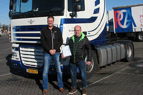 Keurmerk Transport & Logistiek voor M. den Hollander uit Apeldoorn