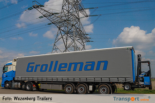 Twee nieuwe schuifzeilopleggers voor Grolleman Transport