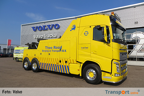 Volvo FH 500 6x2 bergingstruck voor Theo Rood Berging en Transport B.V.