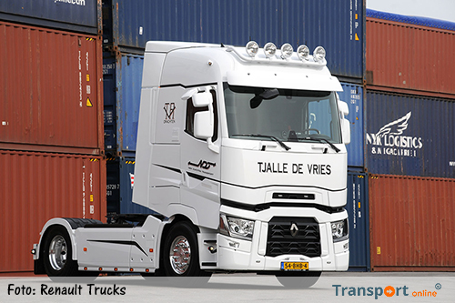 Renault Trucks T-480 High Sleeper voor Tjalle de Vries