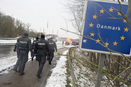Denen blijven controleren aan Duitse grens
