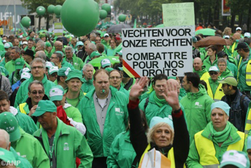 Veel overlast op rustige stakingsdag België 