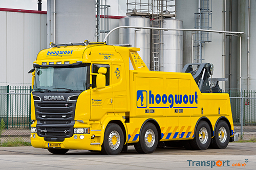 Scania R730 V8 bergingsvoertuig voor Hoogwout Berging