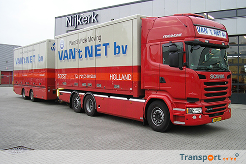 Van ’t Net Verhuizingen neemt nieuwe Scania met vier zitplaatsen in gebruik