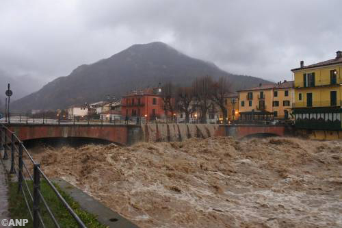 Noordwest-Italië geteisterd door hevige regen
