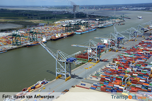 Overslag Antwerpse haven stijgt met 3,3 procent