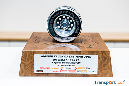DAF XF uitgeroepen tot 'Master Truck of the Year 2016'
