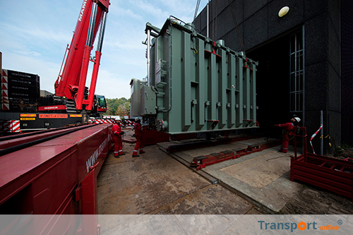 Grote transformator voor Liander vervoerd