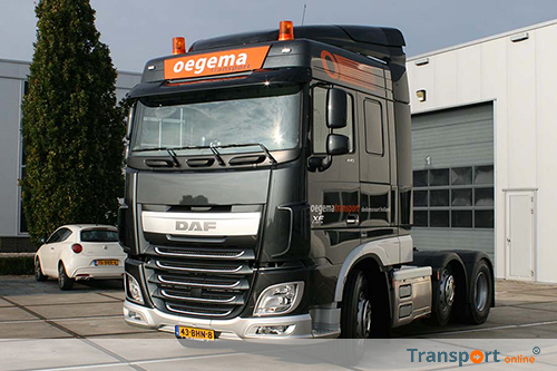 DAF 'black edition' voor Oegema Transport