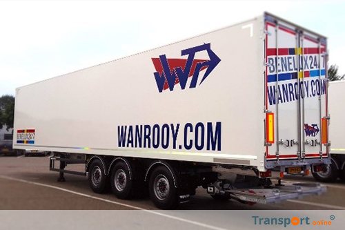 Vijf nieuwe box trailers voor Van Wanrooy