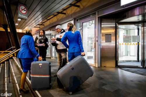 Cabinepersoneel KLM voert acties op