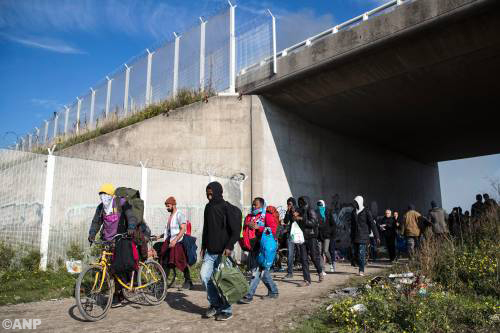 Alle vluchtelingen weg uit kamp Calais