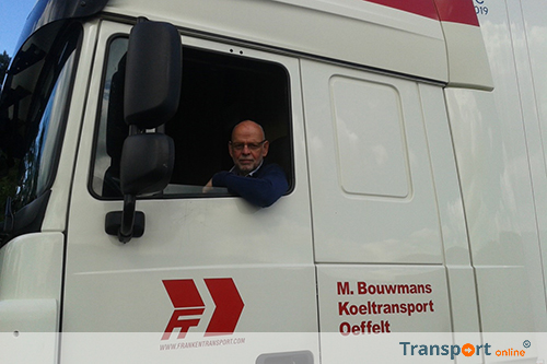 Thijs Bouwmans al 40 jaar chauffeur waarvan 25 jaar zelfstandig