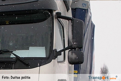 Litouwse vrachtwagen blokkeert al vanaf dinsdagmiddag parkeerplaats in Duitsland [+foto's]