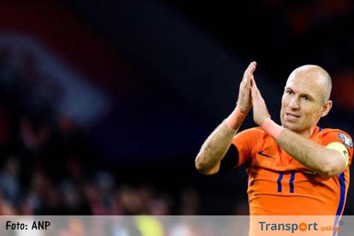 Arjen Robben stopt als international Oranje