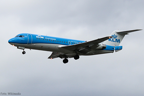 Laatste Fokker van KLM geland op Schiphol [+foto's]