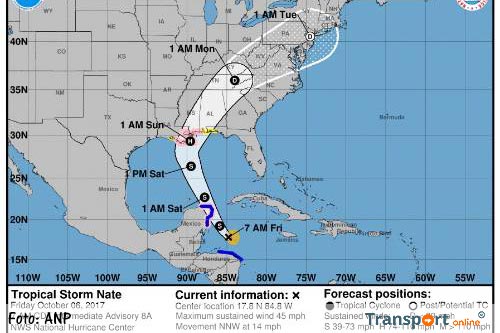 Burgemeester New Orleans gelast evacuatie vanwege tropische storm Nate