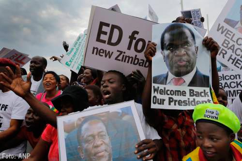 Mnangagwa als president Zimbabwe geïnstalleerd