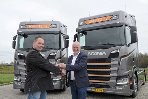 Vier keer Scania S450 Highline voor Logi-Flex BV