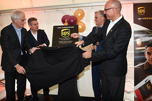 UPS bouwt distributiecentrum in Eindhoven