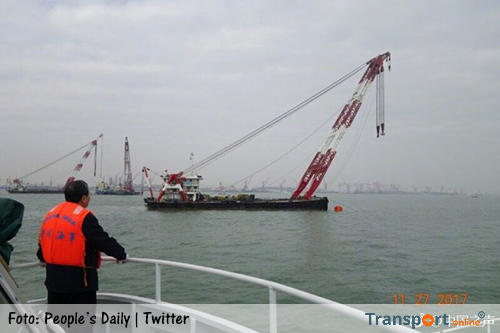 Twaalf vermisten na aanvaring vrachtschepen op Chinese Pearl River [+foto]