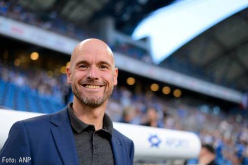 Trainer Ten Hag tekent voor 2,5 jaar bij Ajax