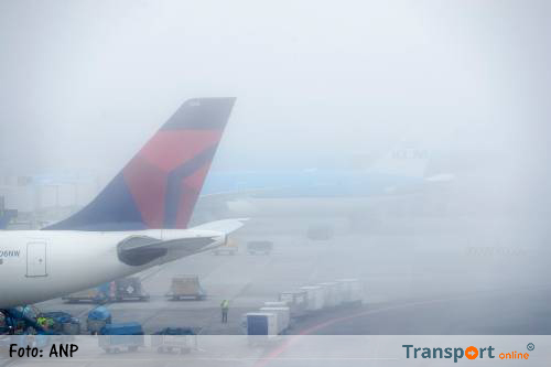 Schiphol heeft opnieuw last van mist