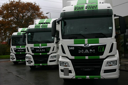 57 nieuwe MAN trucks voor Van Vliet Transport