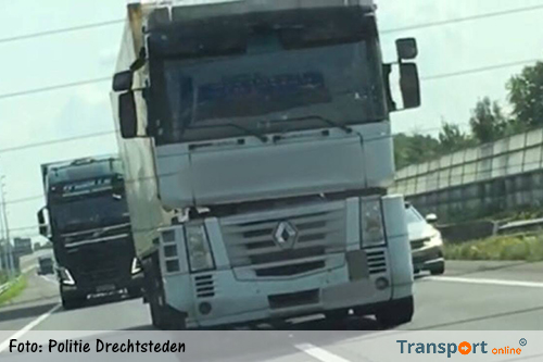 Dronken vrachtwagenchauffeur bij verstek veroordeeld tot boete en rijontzegging [+foto]