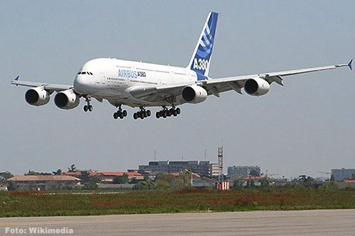 Airbus A380 superjumbo nu al naar museum