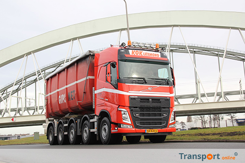 Kok Lexmond B.V. trots op nieuwe Volvo FH 8x4 en Volvo FH 10x4