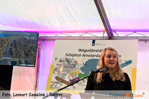 Schultz geeft startsein voor aanleg eerste energieneutrale snelweg van Nederland
