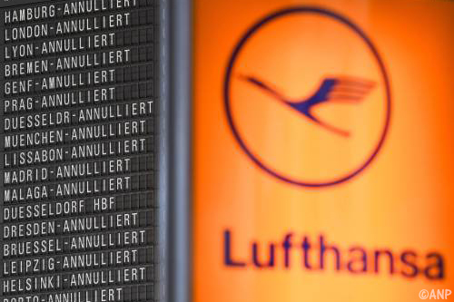 Winstdaling Lufthansa door stakingen