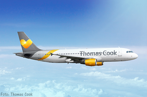 Vliegtuigen Thomas Cook België naar Lufthansa