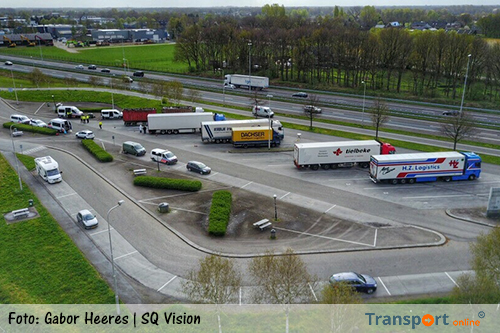 Grote transport controle langs A59 [+foto]