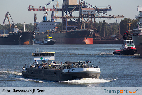 Wegvervoer in de haven van Gent op laagste peil ooit