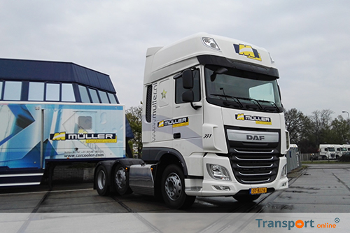 Twee nieuwe DAF-trekkers voor Müller Fresh Logistics