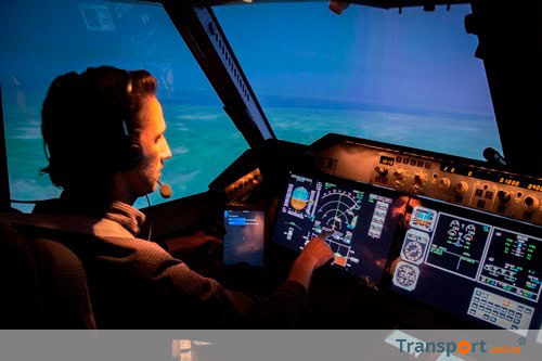 Touchscreens en slimme apps helpen de piloot van de toekomst